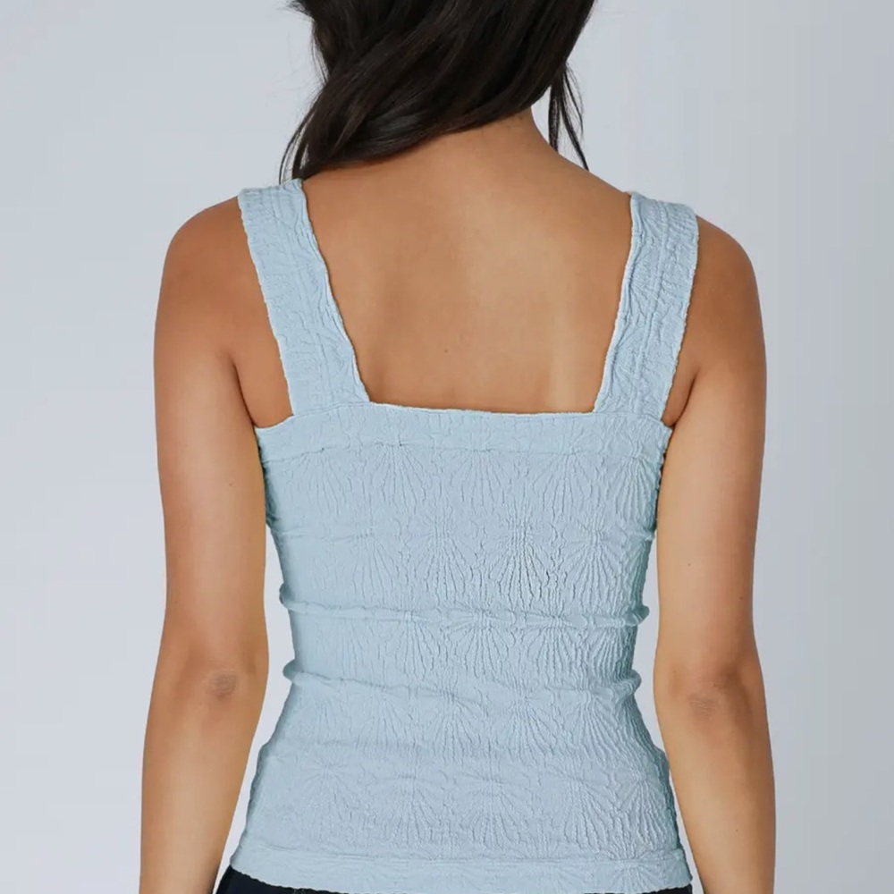 Nikibiki French Roast Textured Square Tank Top - Picture 2 of 3